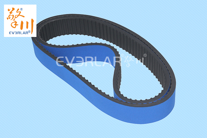 擎川everlar定制橡膠同步帶加藍色泡棉夾瓶機貼標(biāo)機傳動帶