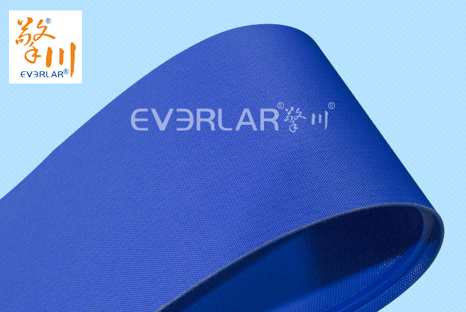 藍色PU鉆紋加導條耐磨防滑耐腐蝕工業(yè)皮帶