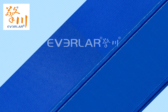 藍色PU鉆紋加導條耐磨防滑耐腐蝕工業(yè)皮帶