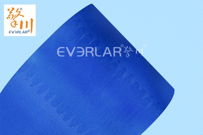 藍色PU鉆紋加導條耐磨防滑耐腐蝕工業(yè)皮帶