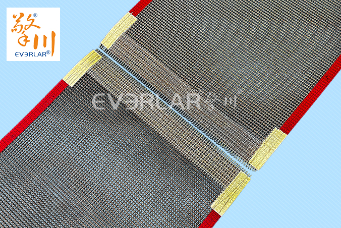 鐵氟龍網(wǎng)格輸送帶耐高溫耐腐蝕防粘食品行業(yè)粉條烘干機(jī)專用機(jī)械皮帶擎川定制