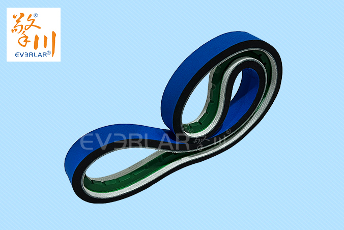 PVC藍布泡棉導條輸送帶耐磨緩沖包裝物流包裝機輸送線皮帶