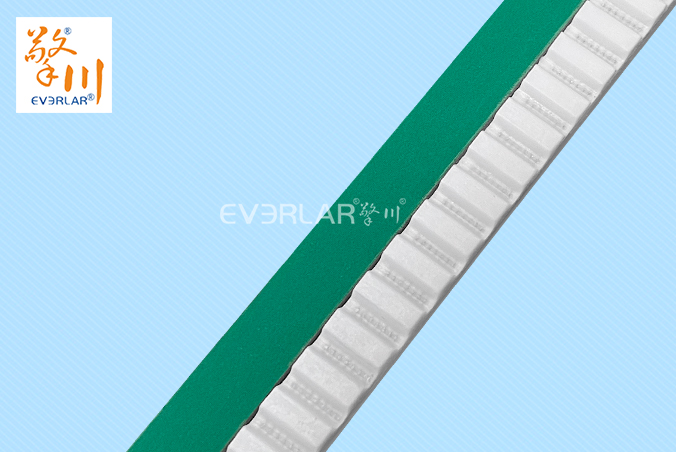 PU同步帶加綠布耐磨耐油食品包裝自動化生產(chǎn)線聚氨酯皮帶加工