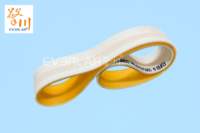 PU多溝帶加PU膠開槽耐磨精準傳動印染煙草紡織工業(yè)機械皮帶定制