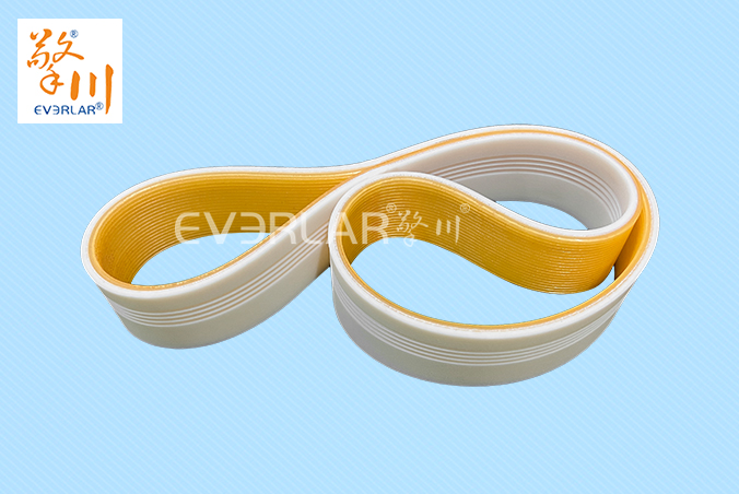 PU多溝帶加PU膠開槽耐磨精準傳動印染煙草紡織工業(yè)機械皮帶定制