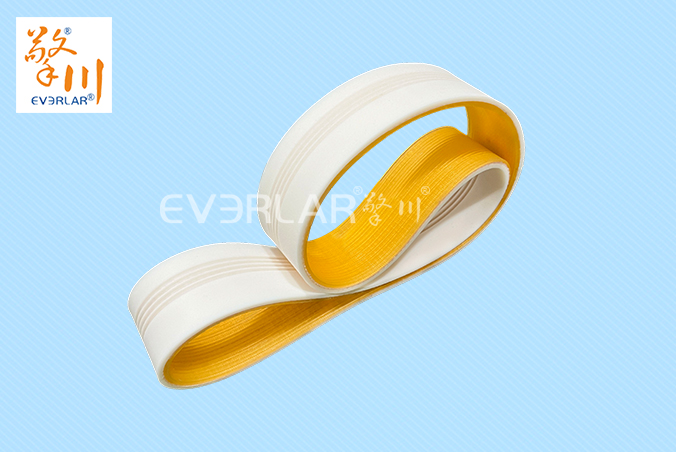 PU多溝帶加PU膠開槽耐磨精準傳動印染煙草紡織工業(yè)機械皮帶定制