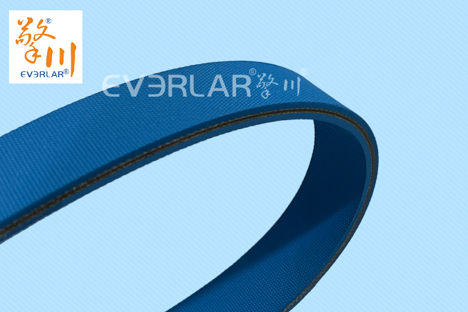 藍(lán)色尼龍片基帶低噪音防滑物流包裝行業(yè)折盒機(jī)傳動(dòng)帶廠家直供