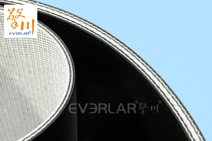 擎川EVERLAR黑色PVC防靜電輸送帶電子元件傳輸流水線(xiàn)工業(yè)皮帶定制