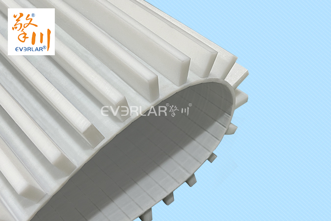 白色聚氨酯鋼絲平面同步帶加擋板物流包裝耐磨耐油PU傳動(dòng)帶工業(yè)皮帶