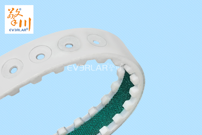 PU同步帶加PU膠綠布打孔開槽精準傳動防滑包裝機械聚氨酯工業(yè)皮帶定制