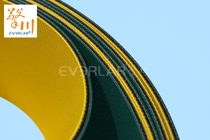 黃綠片基帶加打孔低噪音抗撕裂印刷紡織包裝行業(yè)高速傳動(dòng)帶